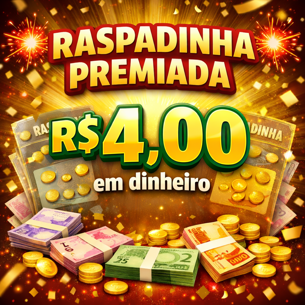 Prêmio em dinheiro R$ 4,00 reais