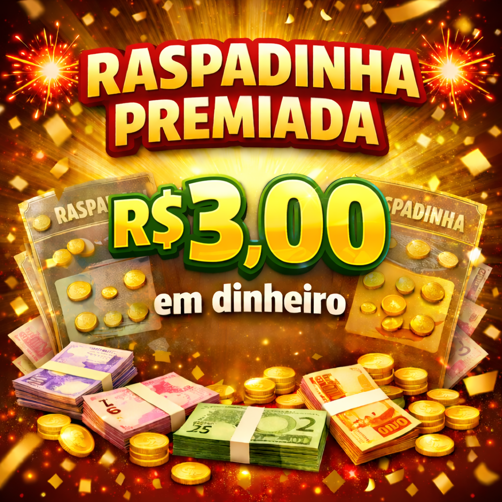 Prêmio em dinheiro  R$ 3,00 Reais