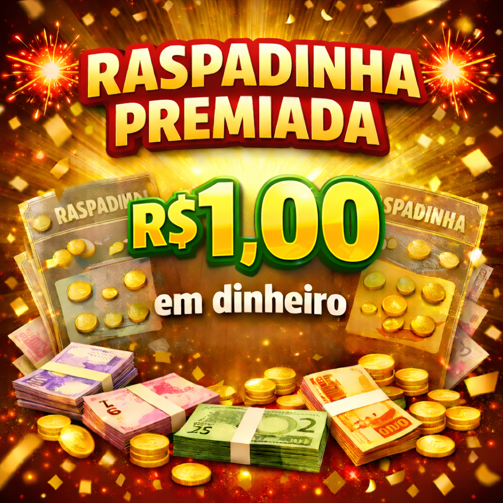 Prêmio em dinheiro R$ 1,00 real